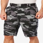 12" Side Elastic Cargo Short with Twill Belt image number null