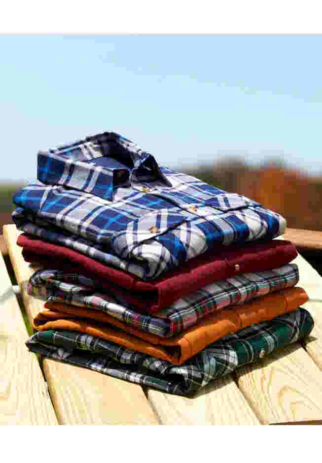 Signature Plaid Flannel Shirt image number 5