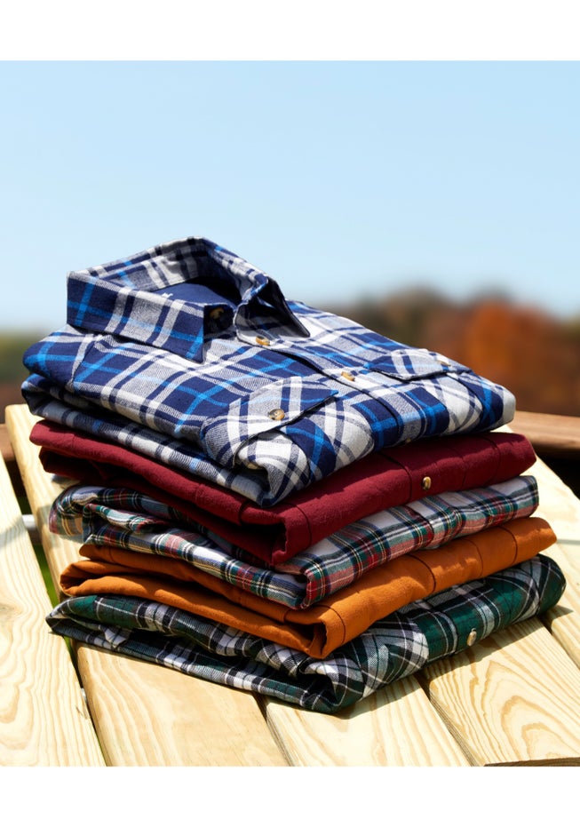 Signature Plaid Flannel Shirt image number 5