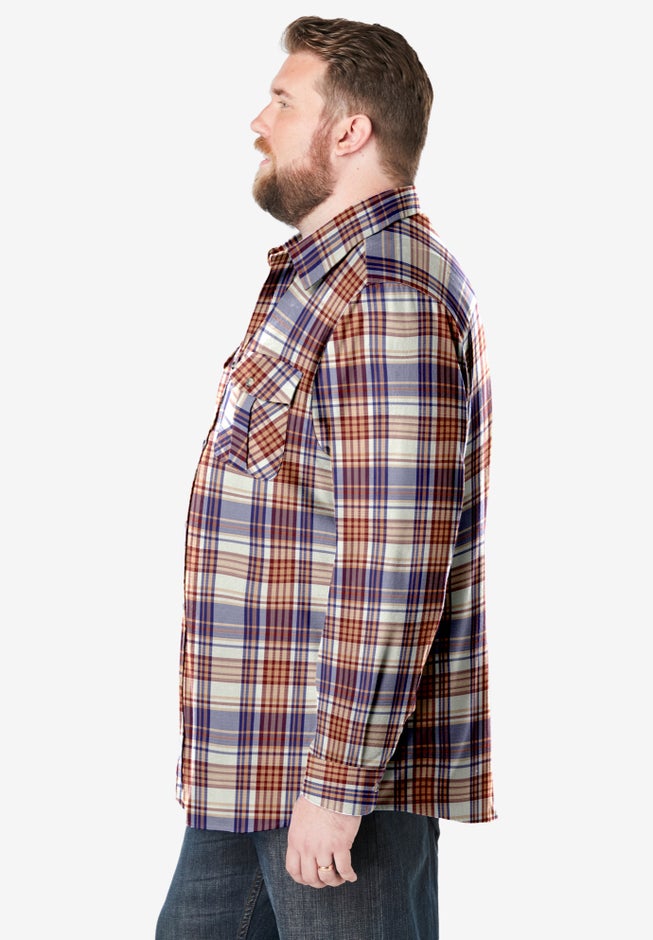 Signature Plaid Flannel Shirt image number 3