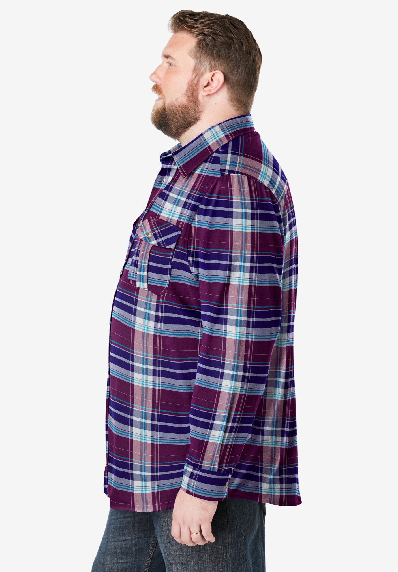 Signature Plaid Flannel Shirt image number 3