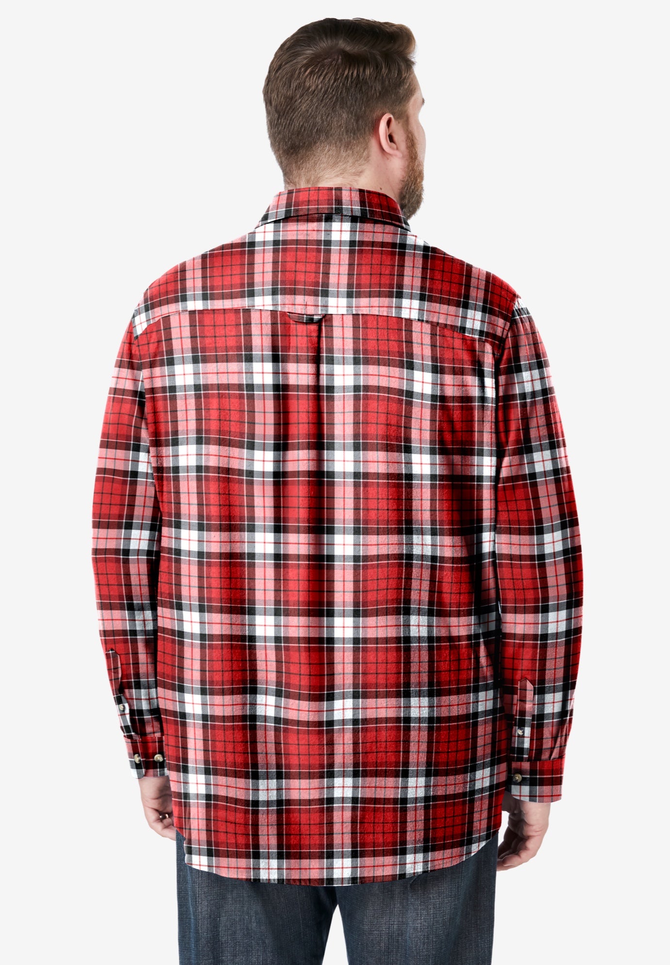 Signature Plaid Flannel Shirt image number 4