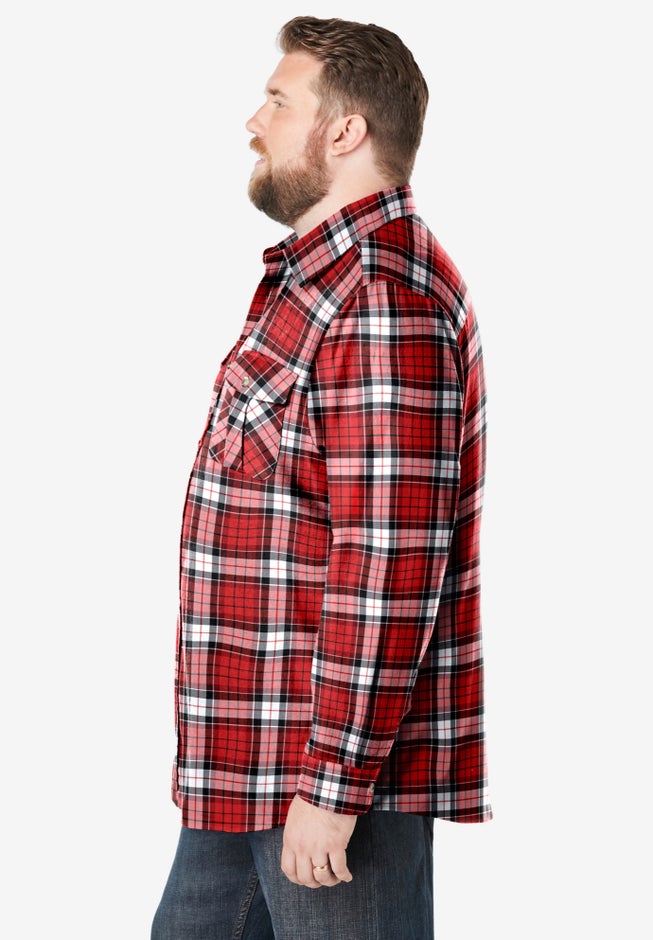 Signature Plaid Flannel Shirt image number 3