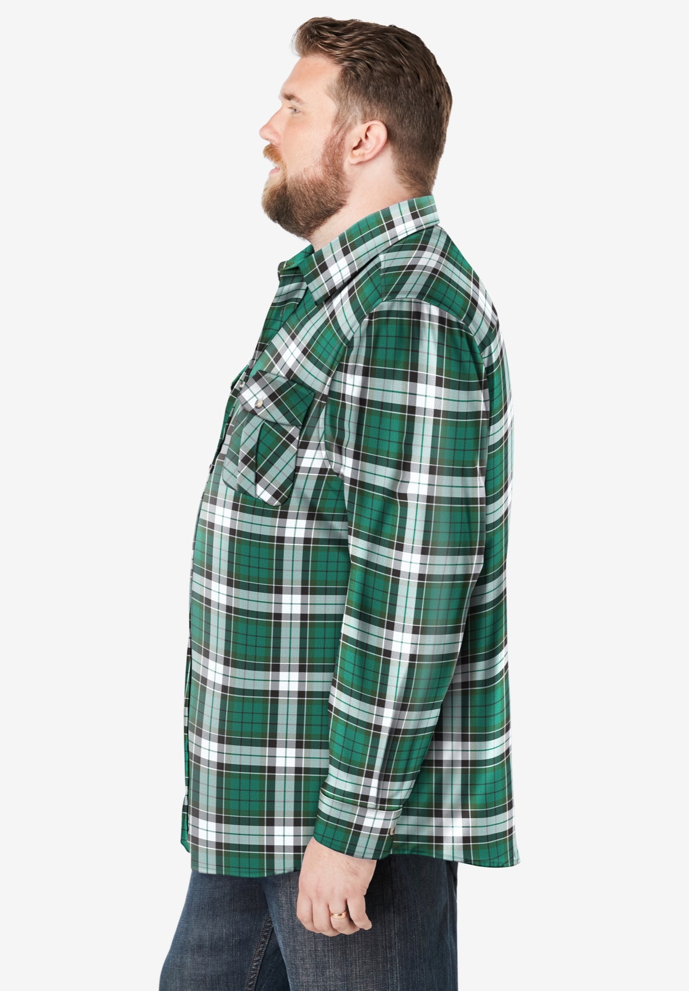Signature Plaid Flannel Shirt image number 3