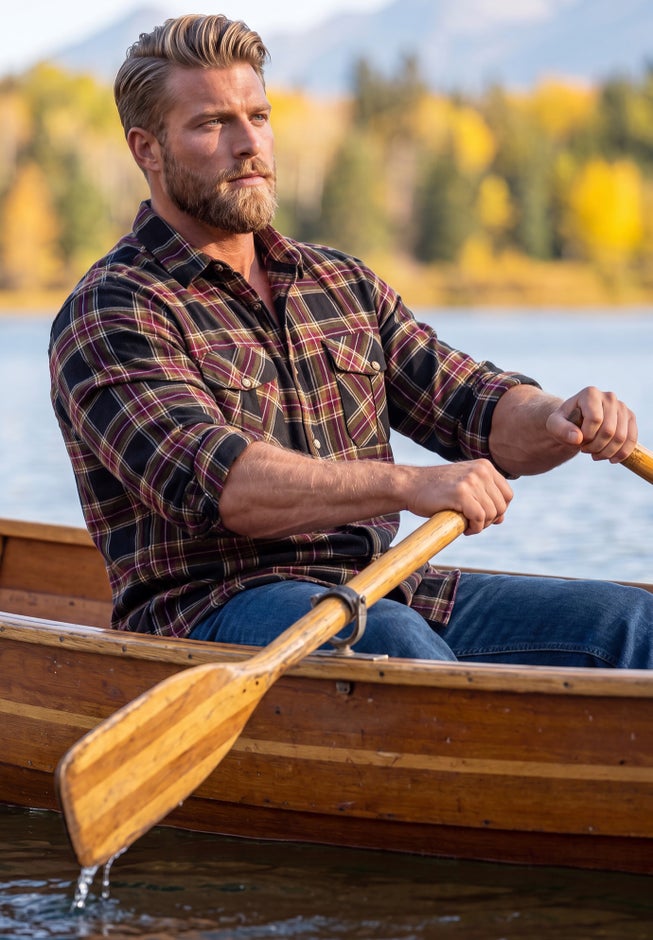Signature Plaid Flannel Shirt image number 2