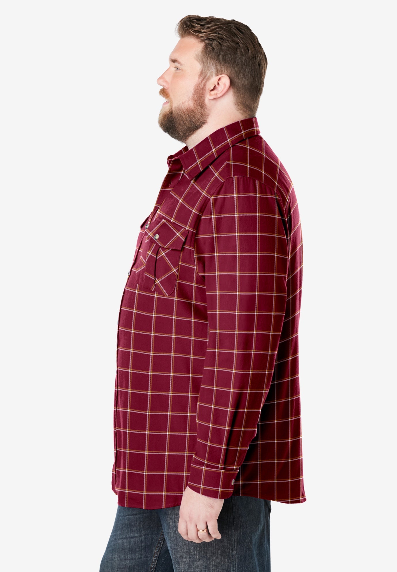 Signature Plaid Flannel Shirt image number 3