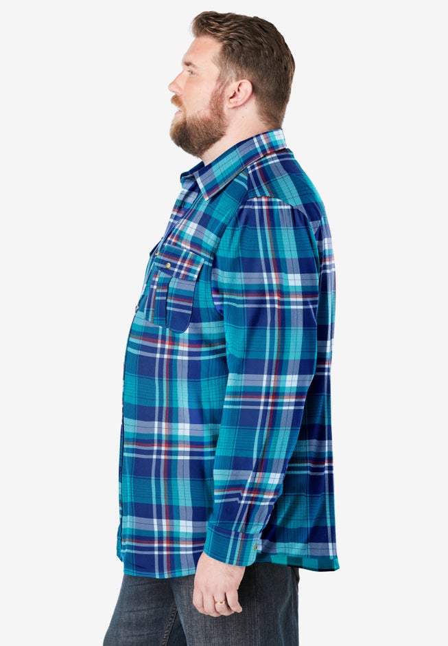 Signature Plaid Flannel Shirt image number 3