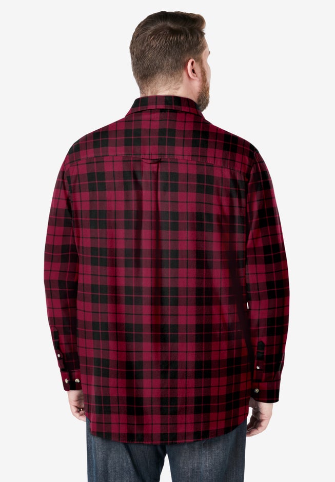 Signature Plaid Flannel Shirt image number 4
