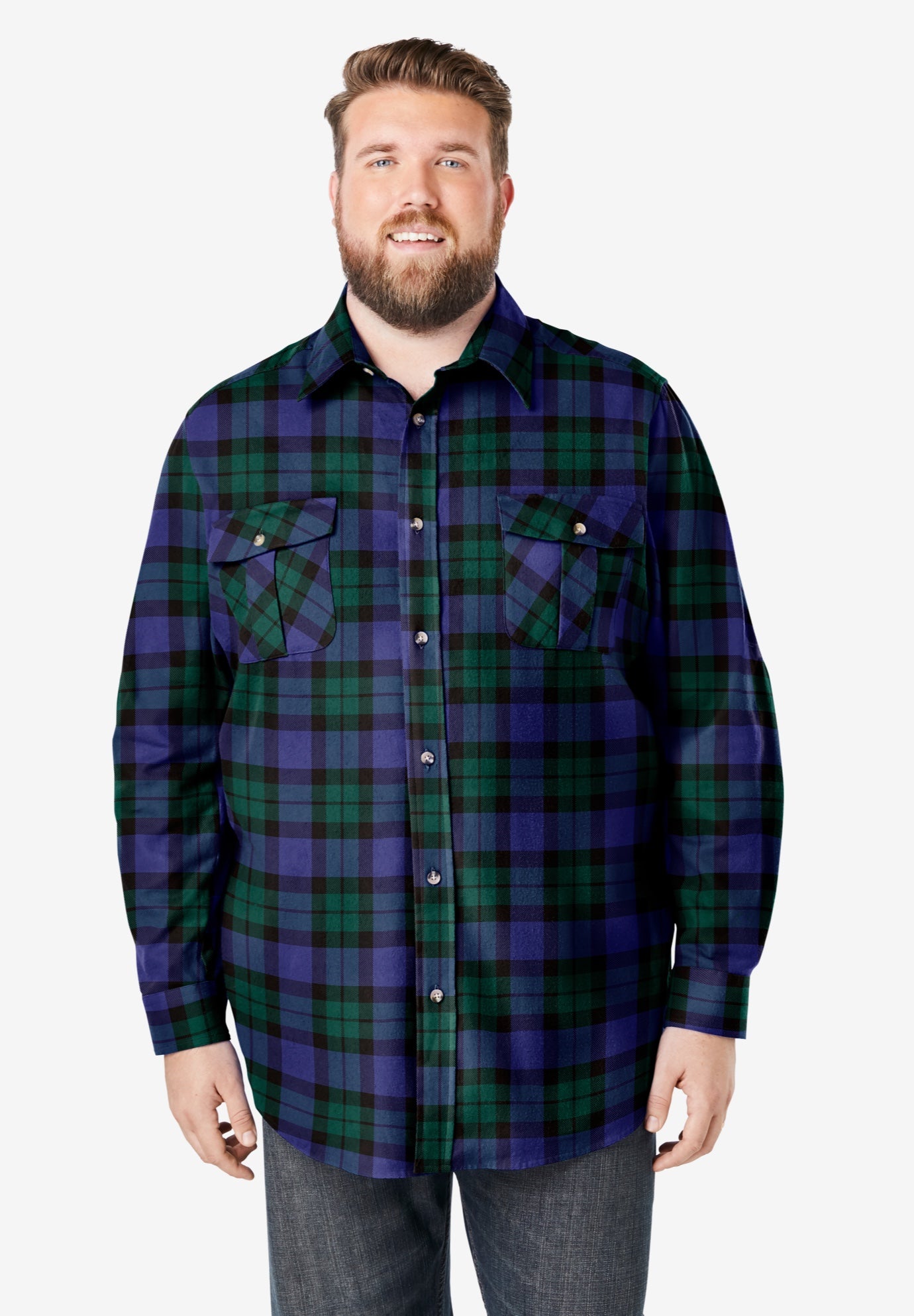 Signature Plaid Flannel Shirt image number 4