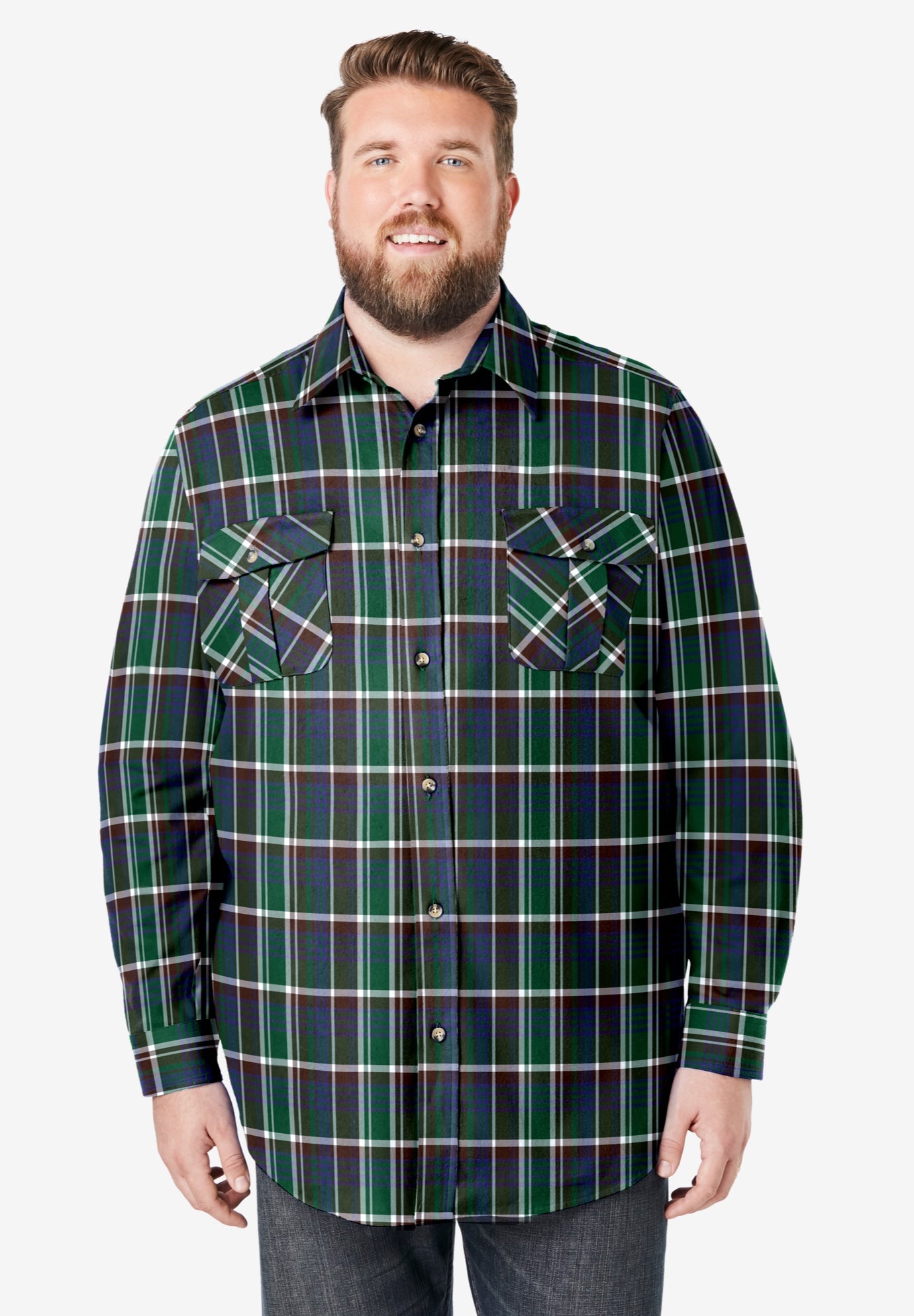 Signature Plaid Flannel Shirt image number 2