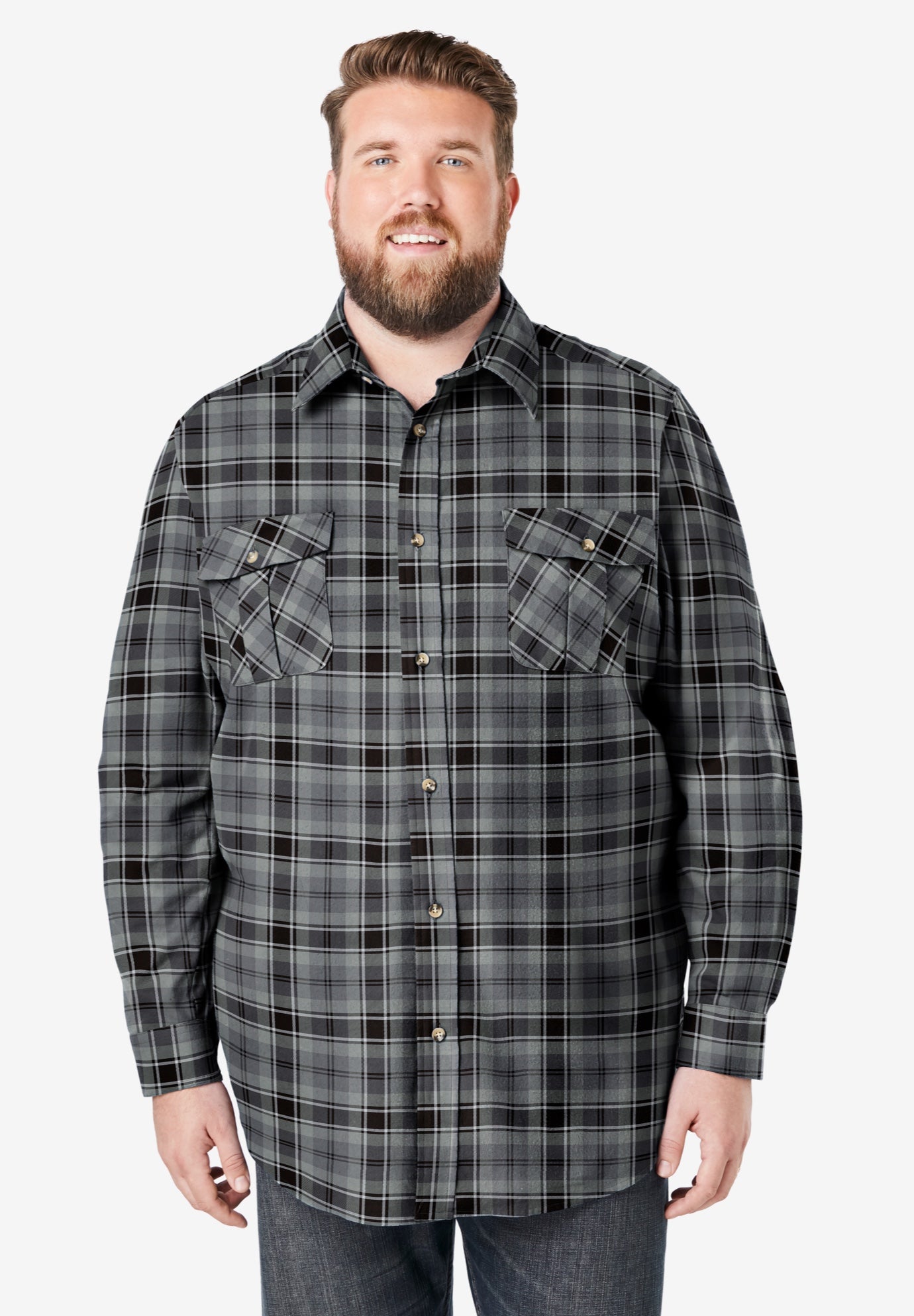 Signature Plaid Flannel Shirt image number 2