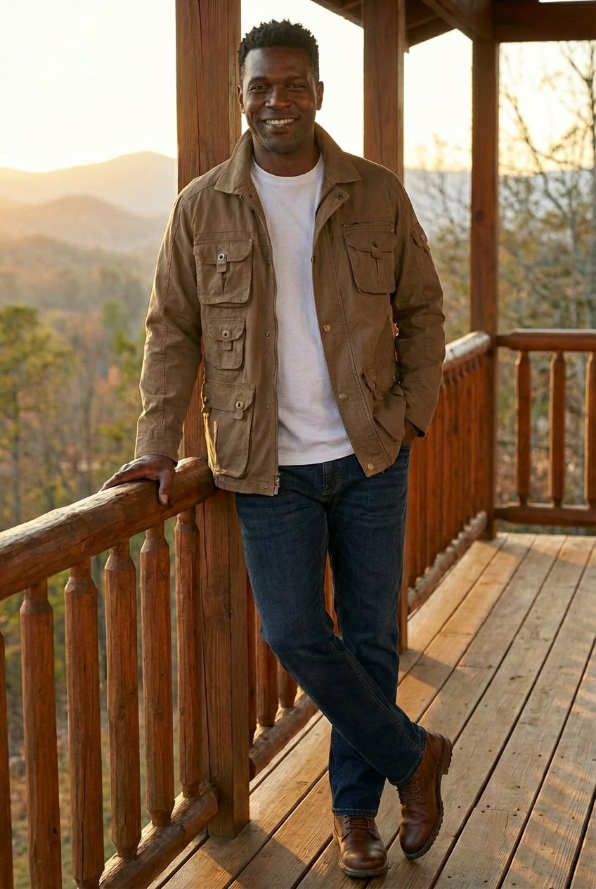 9 Pocket Twill Utility Jacket image number 0