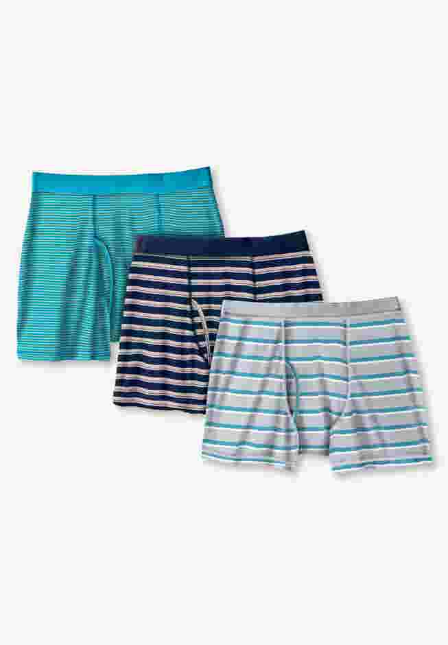 Cotton Boxer Briefs 3-Pack image number 0