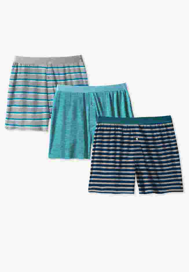 3-Pack Cotton Boxers image number 0