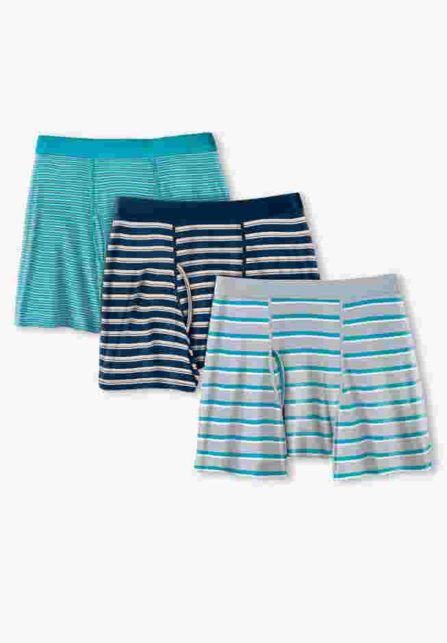 Cotton Mid-Length Briefs 3-Pack image number 0