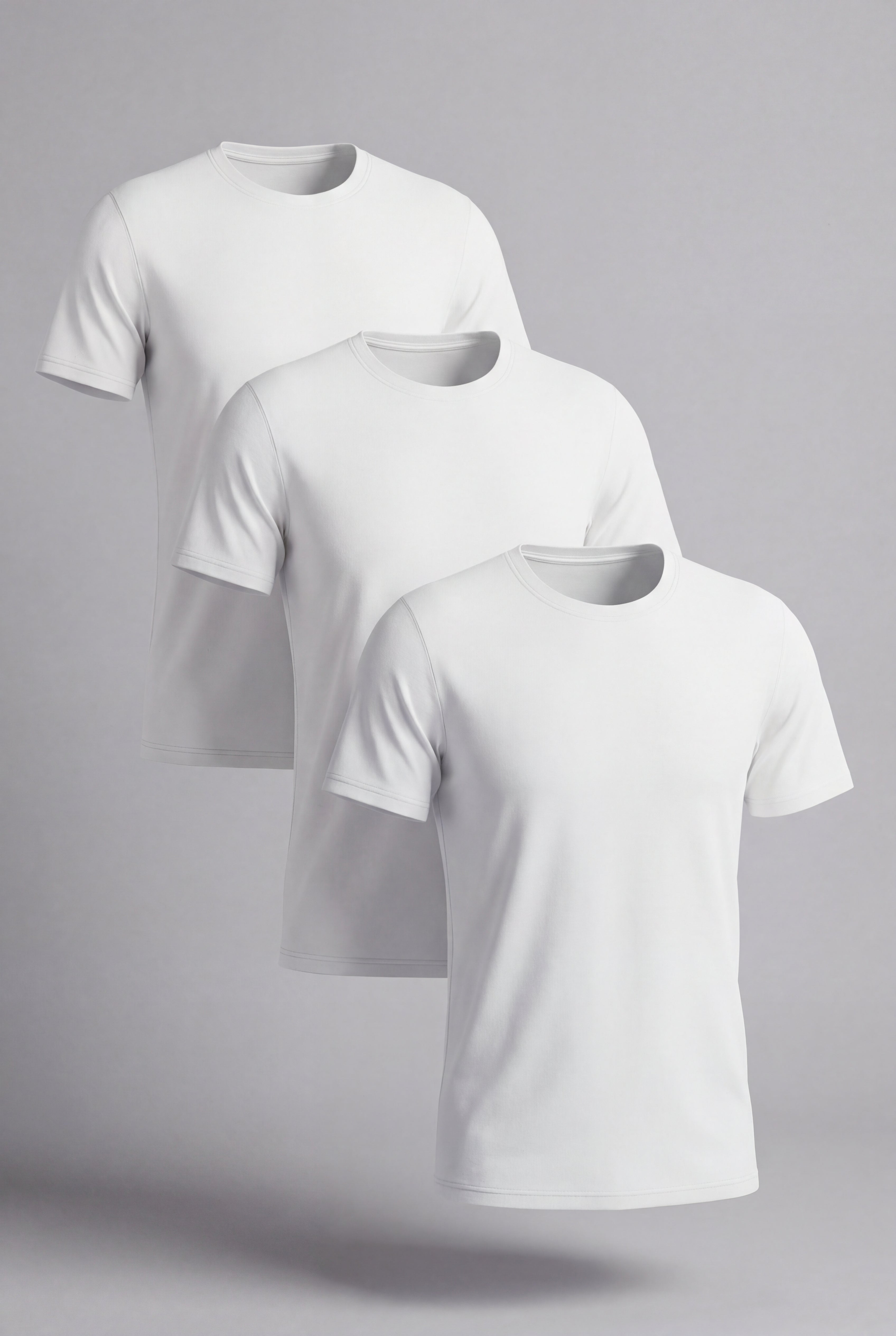 3-Pack Cotton Crewneck Undershirt image number 0