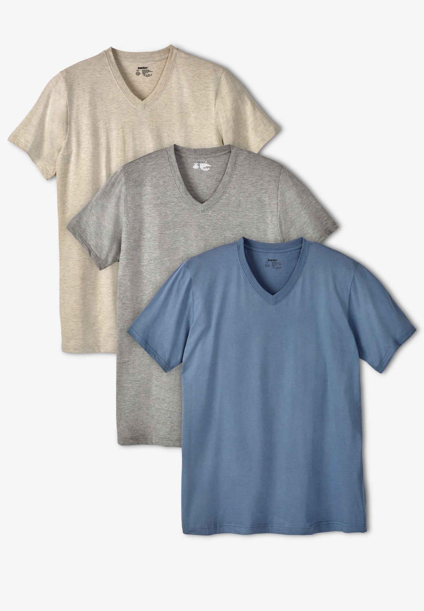 Cotton V-Neck Undershirt 3-Pack image number 0