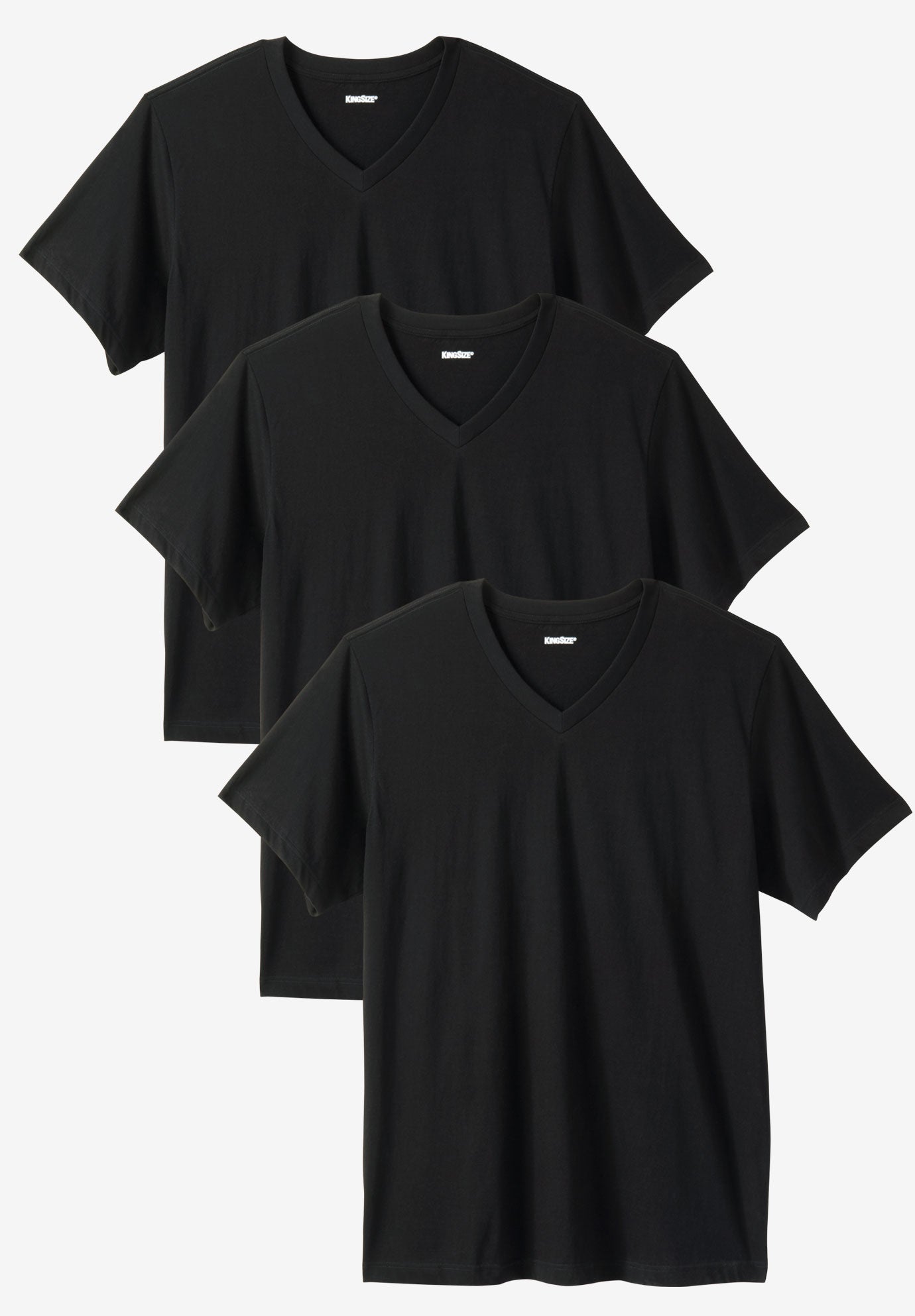 Cotton V-Neck Undershirt 3-Pack image number 0