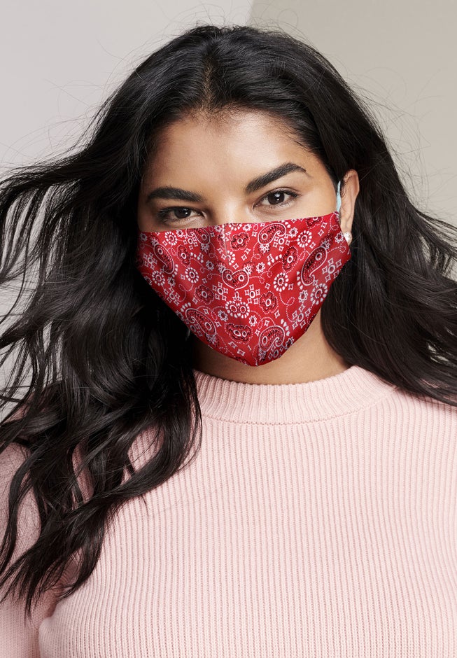 2-Layer Reusable Cotton Face Mask - Women's image number 0
