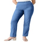 Plus Size Comfort Stretch Straight Leg Jean image number null