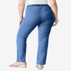 Plus Size Comfort Stretch Straight Leg Jean image number null