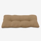 BH Performance Fabric Tufted Wicker Settee Cushion image number 0