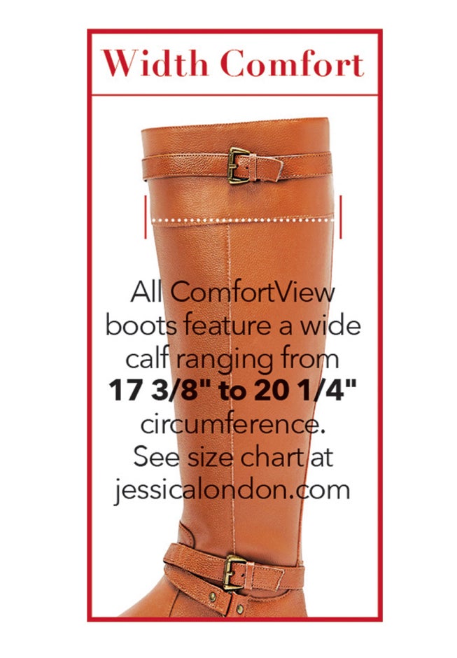 The Vale Tall Wide Calf Boot By Comfortview image number 6
