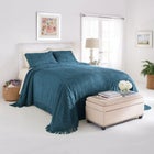 Chenille 100% Cotton Bedspread image number null