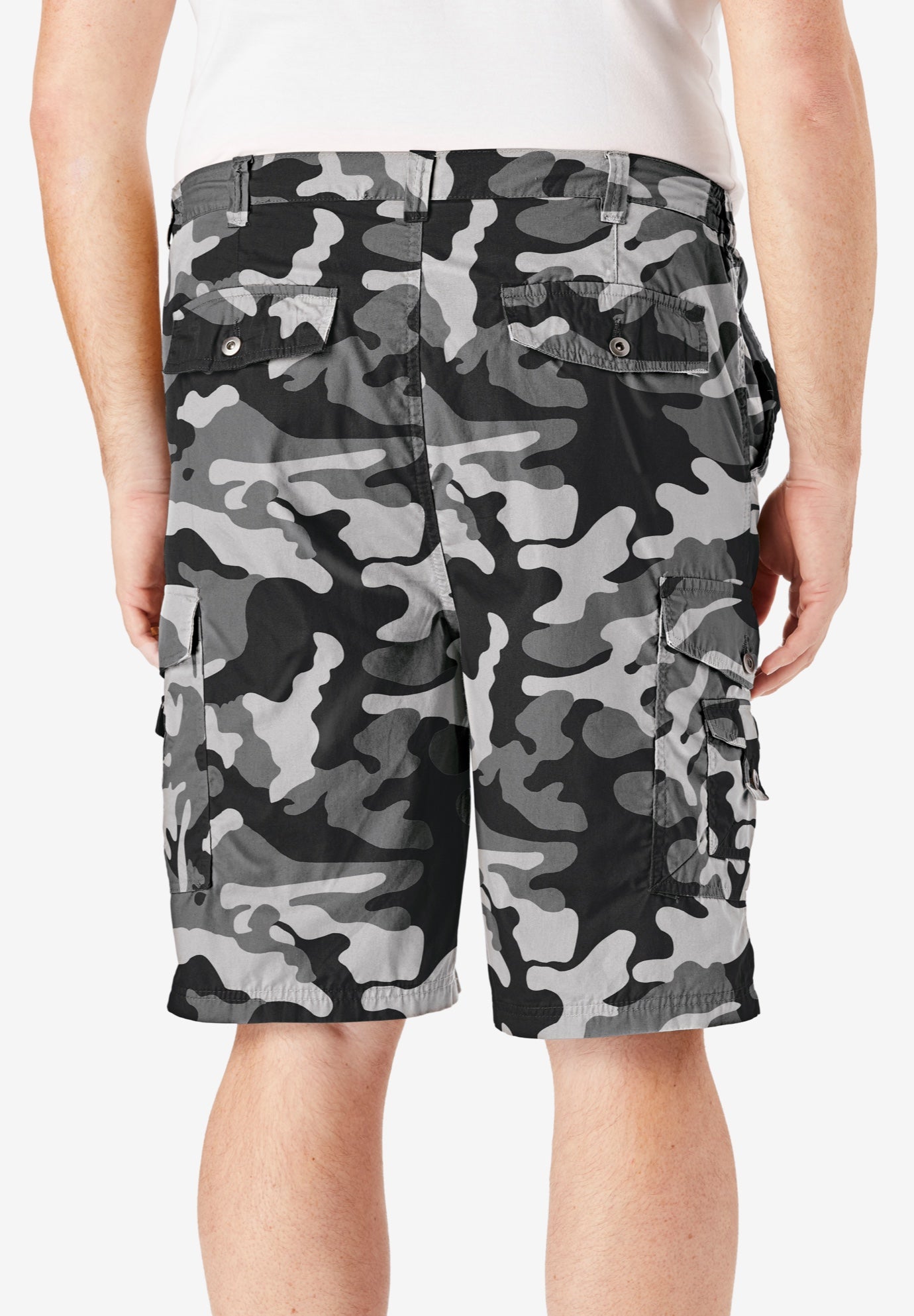10" Side Elastic Canyon Cargo Shorts image number 1