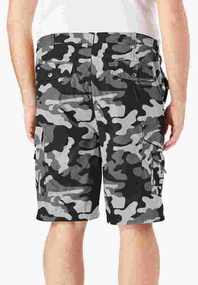 10" Side Elastic Canyon Cargo Shorts image number 1