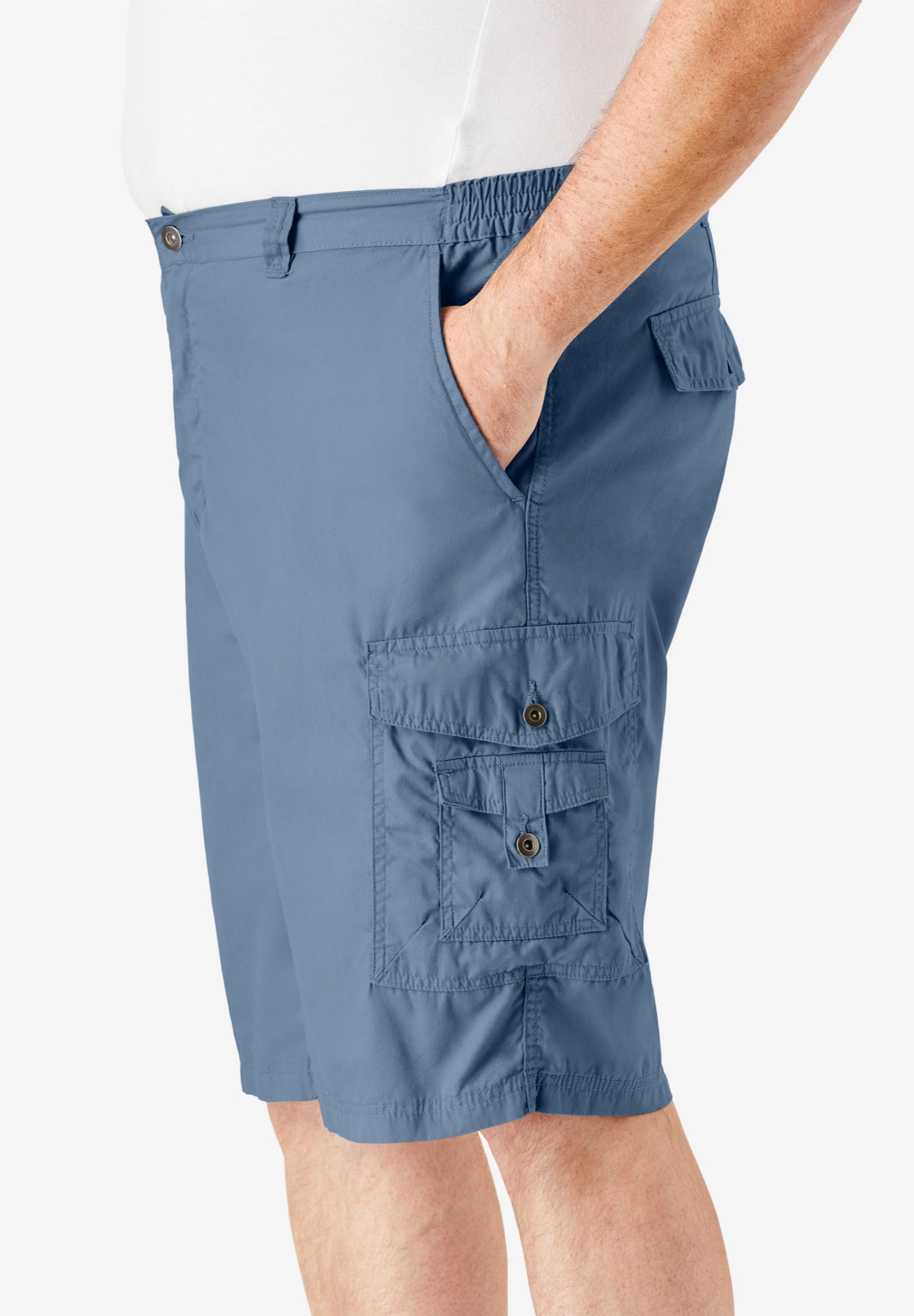 10" Side Elastic Canyon Cargo Shorts image number 2