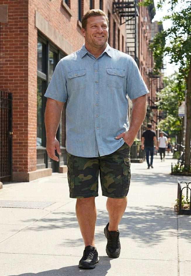 10" Side Elastic Canyon Cargo Shorts image number 3