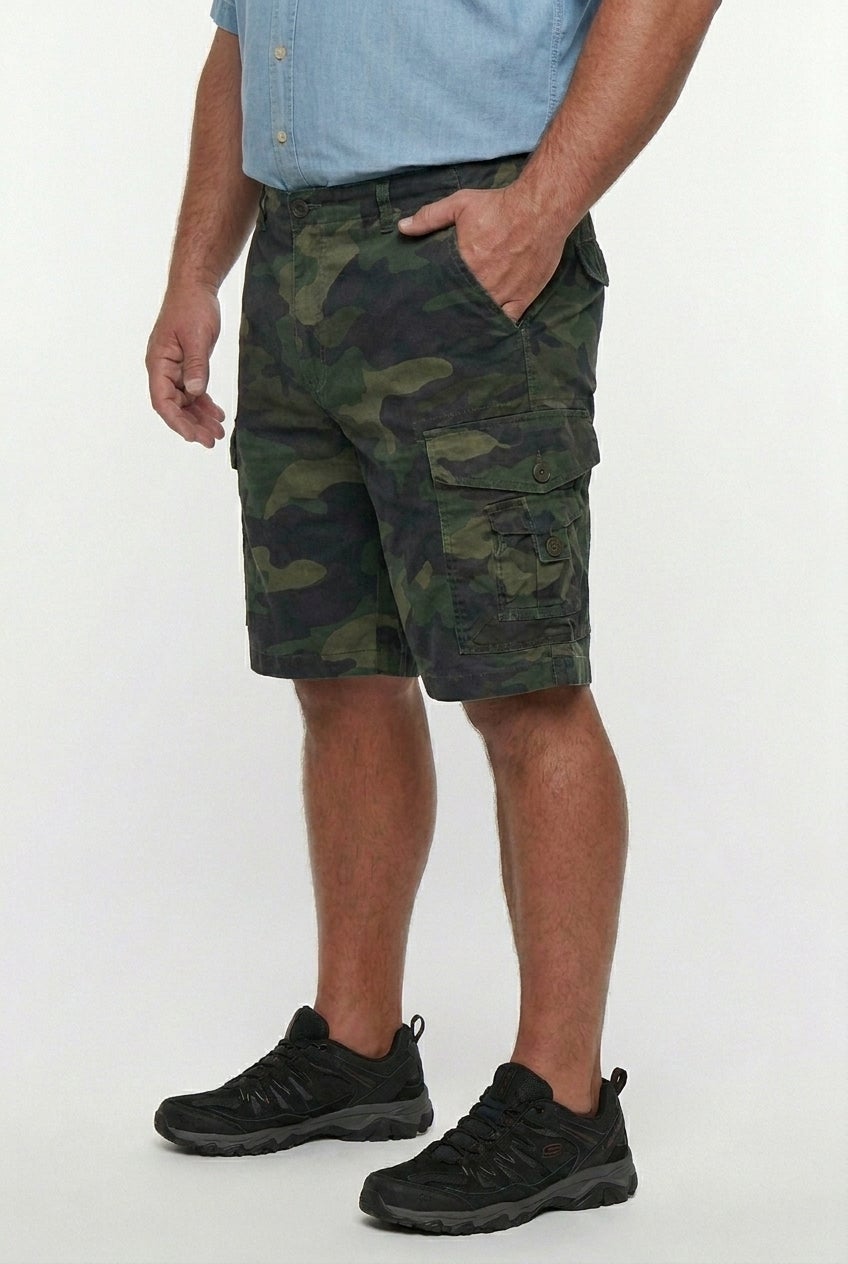 10" Side Elastic Canyon Cargo Shorts image number 1