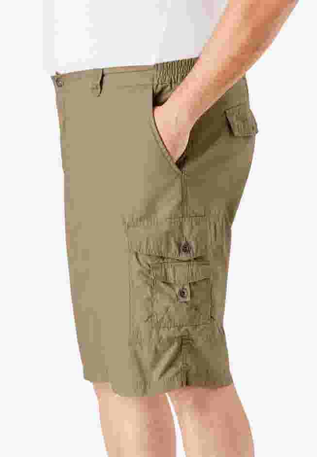 10" Side Elastic Canyon Cargo Shorts image number 2
