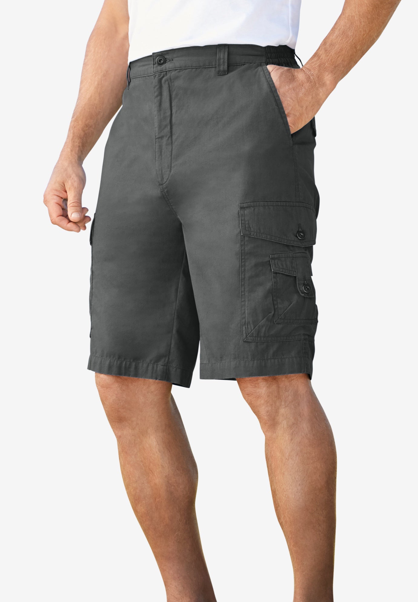 10" Side Elastic Canyon Cargo Shorts image number 0