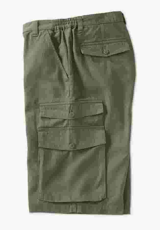 12" Side Elastic Cargo Shorts image number 3