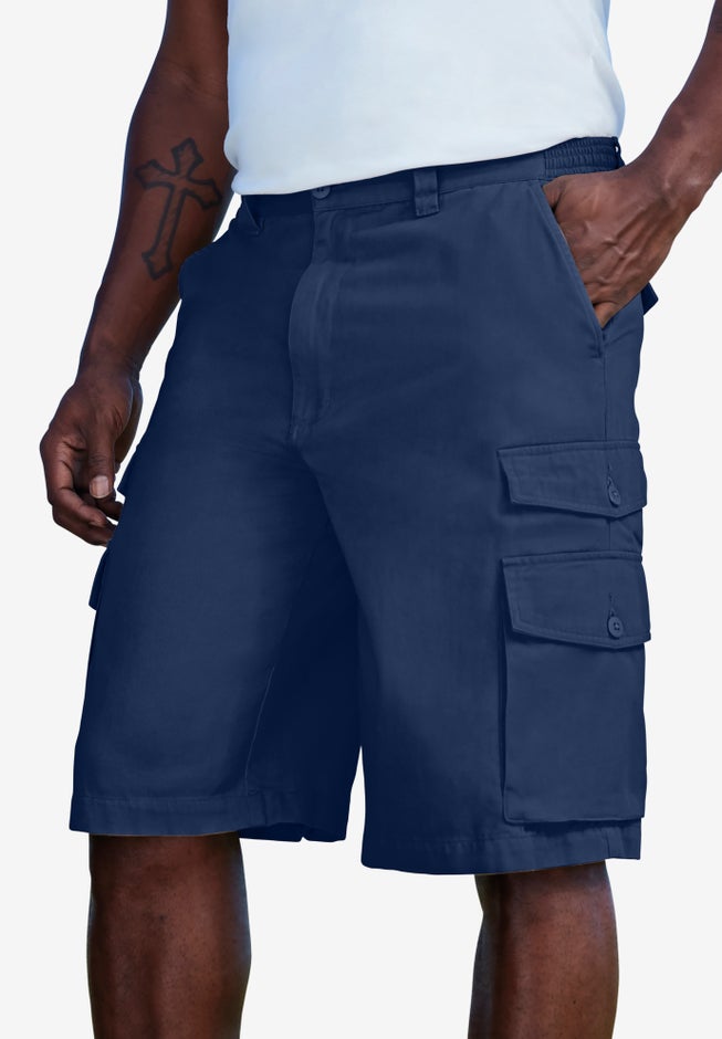 12" Side Elastic Cargo Shorts image number 4