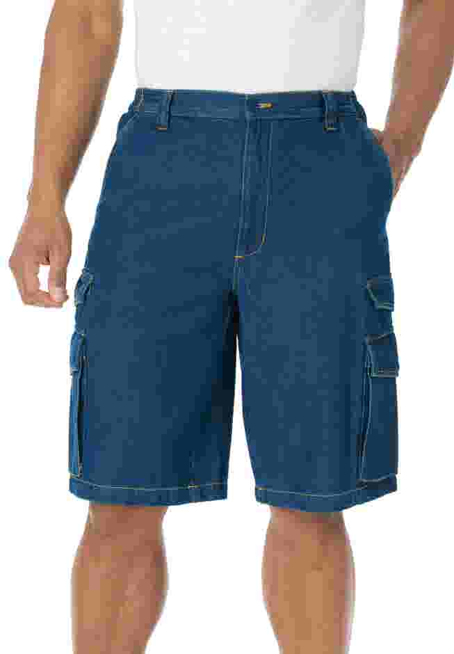 12" Side Elastic Cargo Shorts image number 0