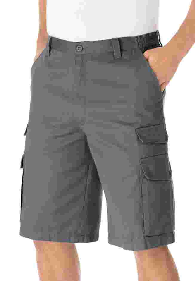 12" Side Elastic Cargo Shorts image number 0