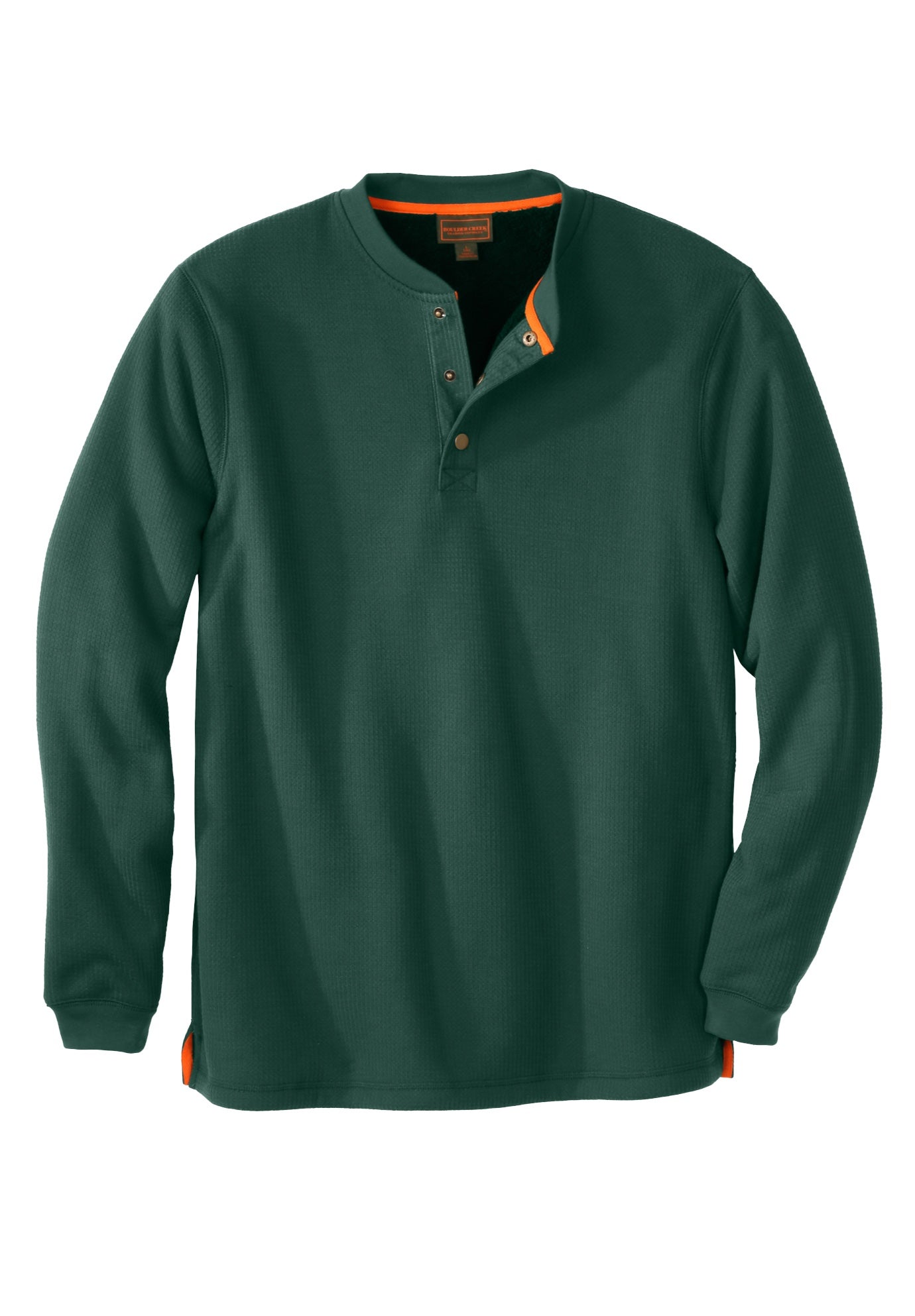 Bonded Sherpa Waffle Henley image number 2