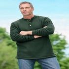 Bonded Sherpa Waffle Henley image number null