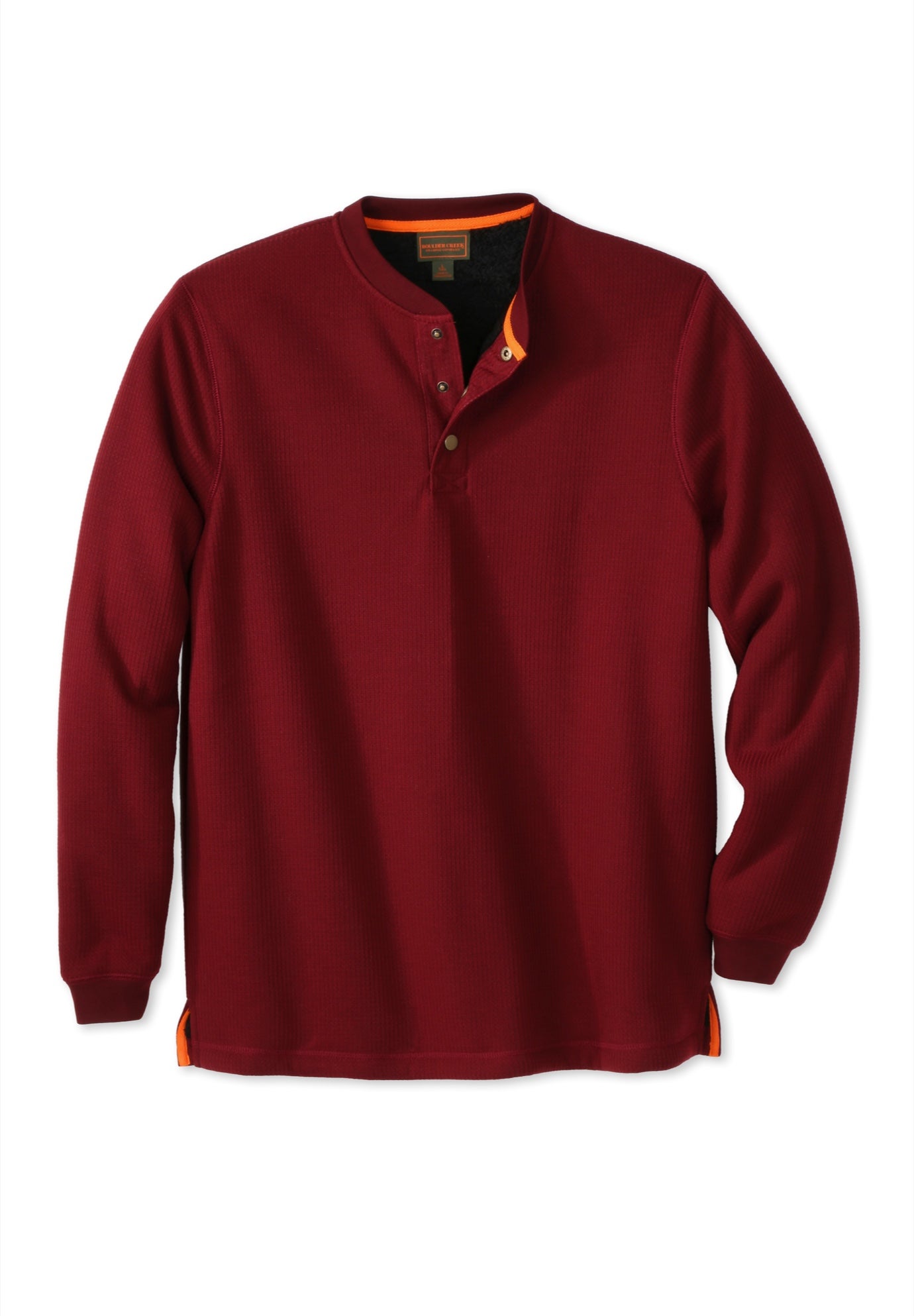 Bonded Sherpa Waffle Henley image number 0