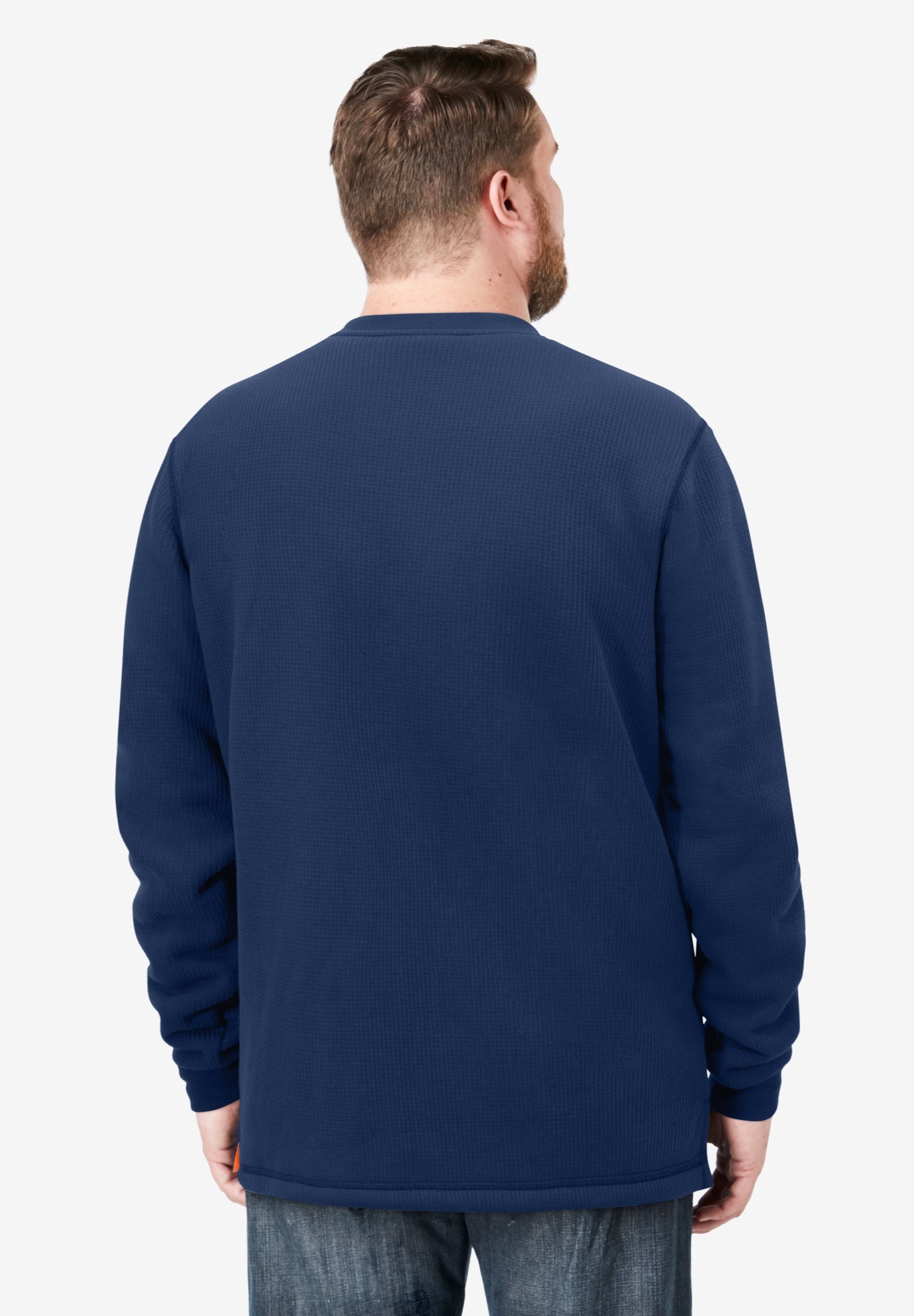 Bonded Sherpa Waffle Henley image number 2