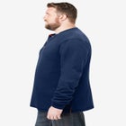 Bonded Sherpa Waffle Henley image number null