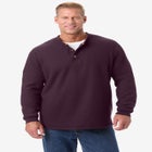 Bonded Sherpa Waffle Henley image number null