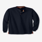 Bonded Sherpa Waffle Henley image number 3