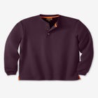 Bonded Sherpa Waffle Henley image number null