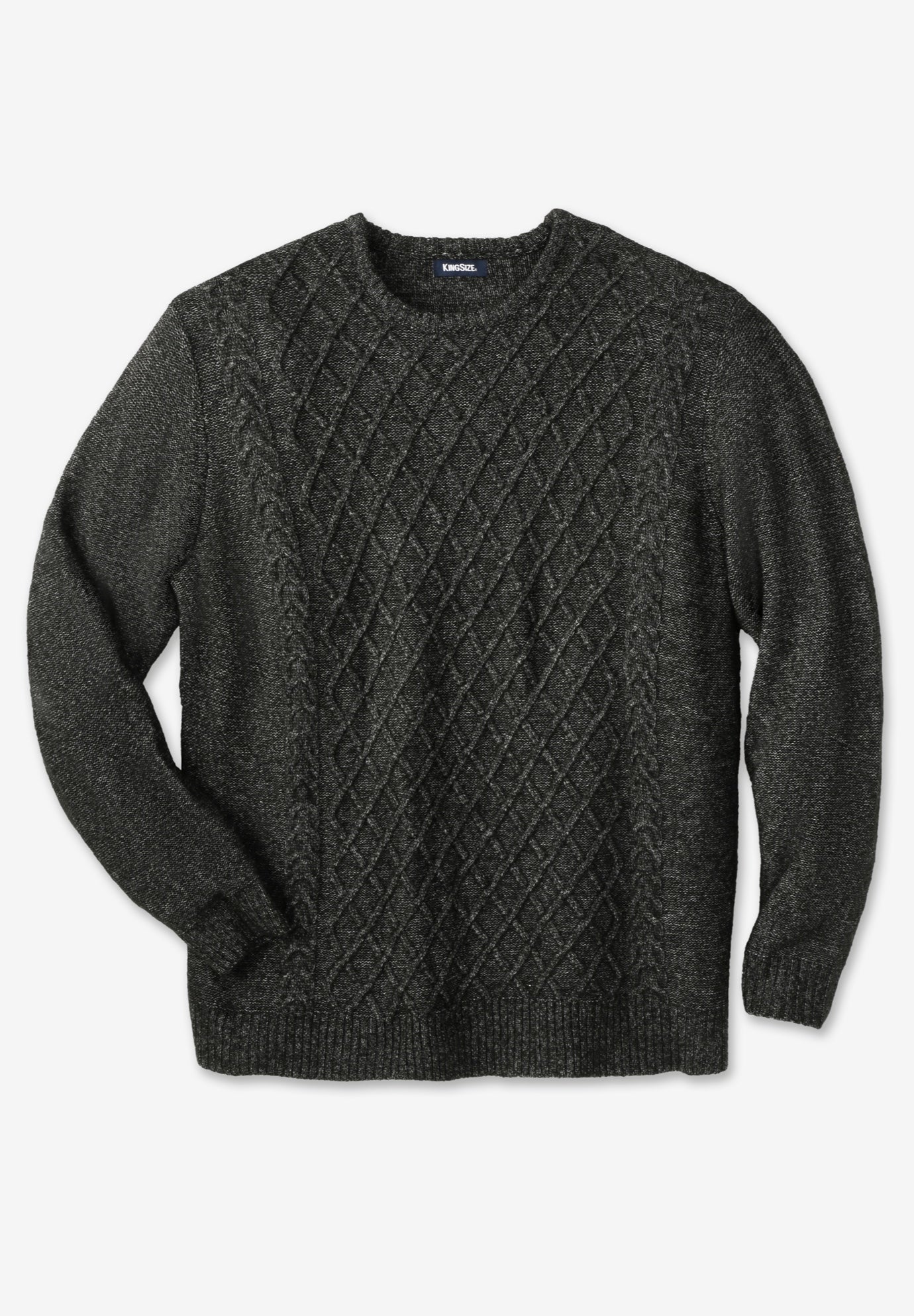 Soft Cable Knit Crewneck Sweater image number 0