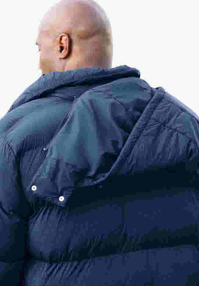 Long Quilted Puffer Coat image number 3