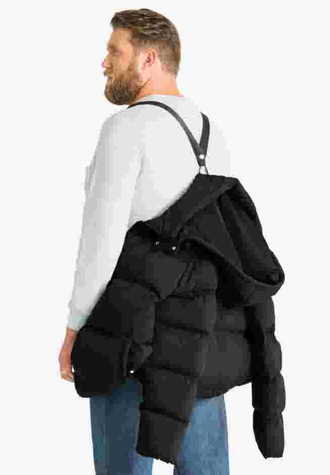 Long Quilted Puffer Coat image number 5